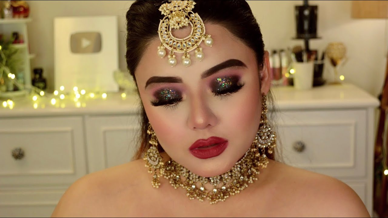 How To Do Self Party Makeup For Dry Skin Step By Step मेकअप जो रुखा