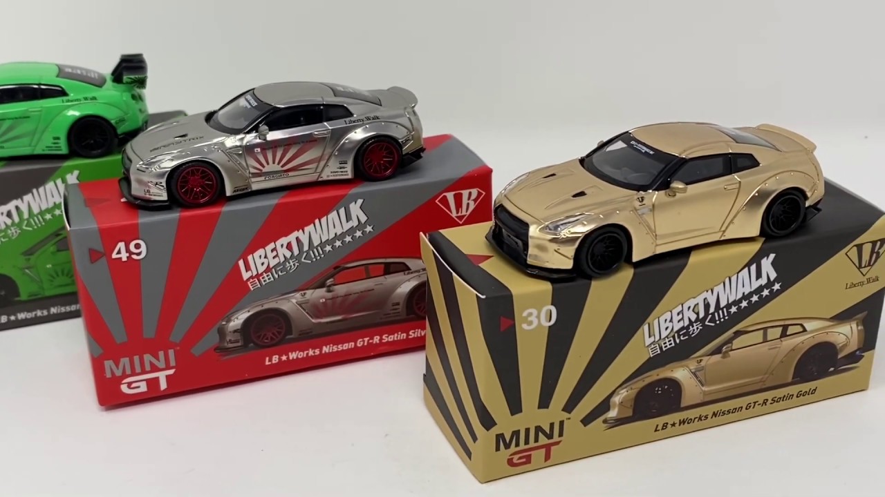 Unboxing my first Mini GT's 1:64 Nissan GT-R - MgMinis Unboxing