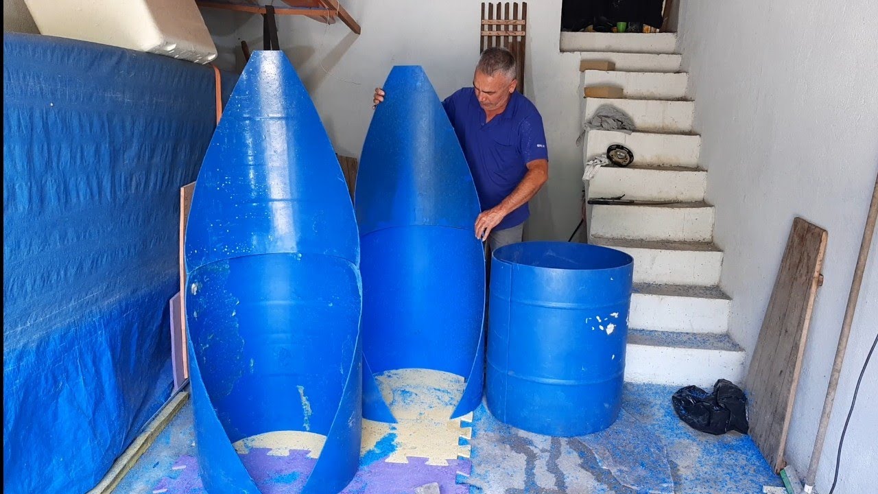 canoa de três bombonas projeto 90pra10 esplicando corte (parte 1)