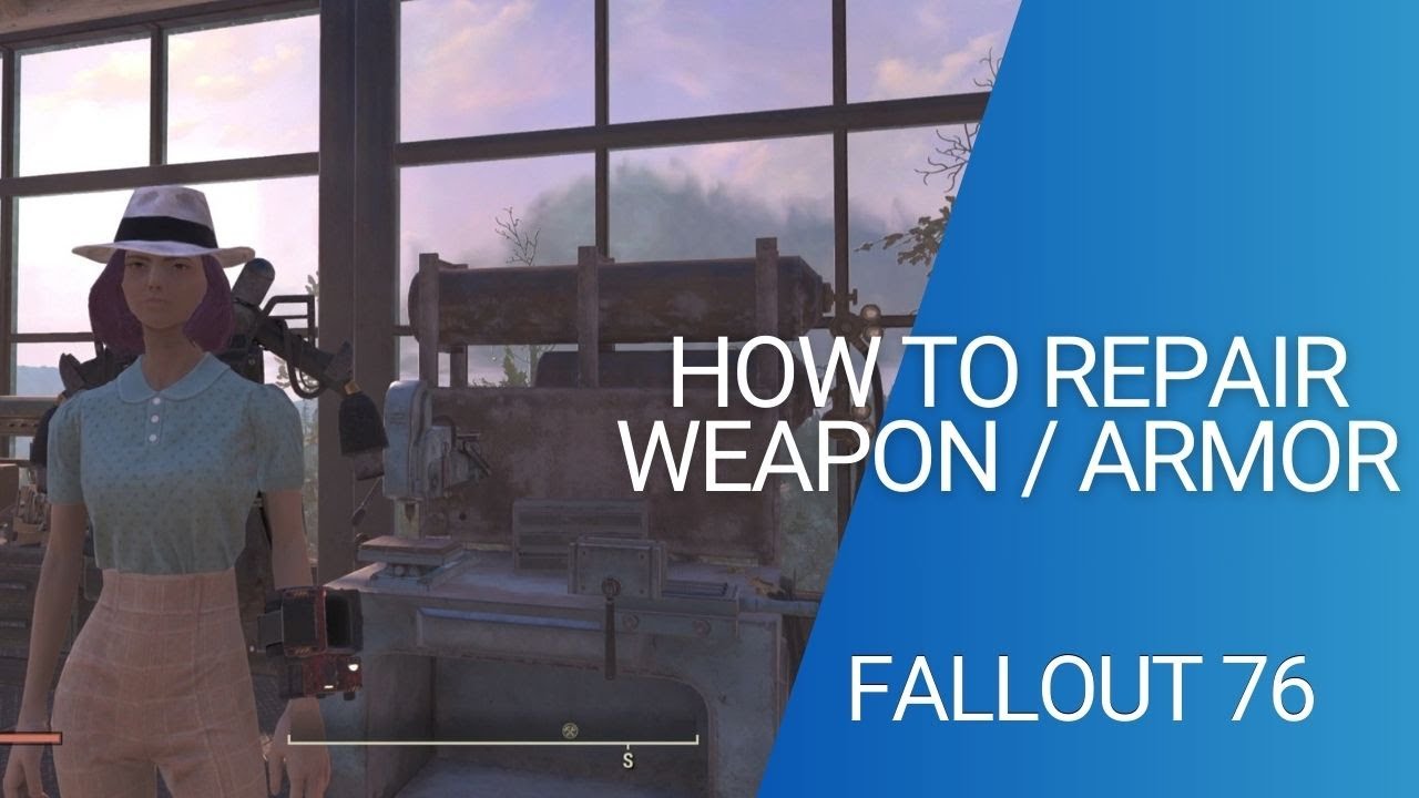 How to repair Weapon / Armor in fallout 76