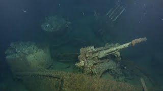 The Wreck of USS Quincy - Wrecked Fighter Of Ironbottom