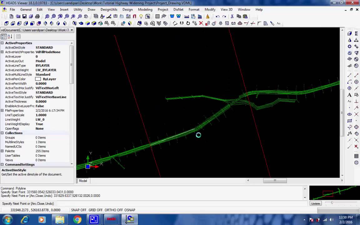 Tutorial 09 Horizontal Alignment Design for Highway Widening Project