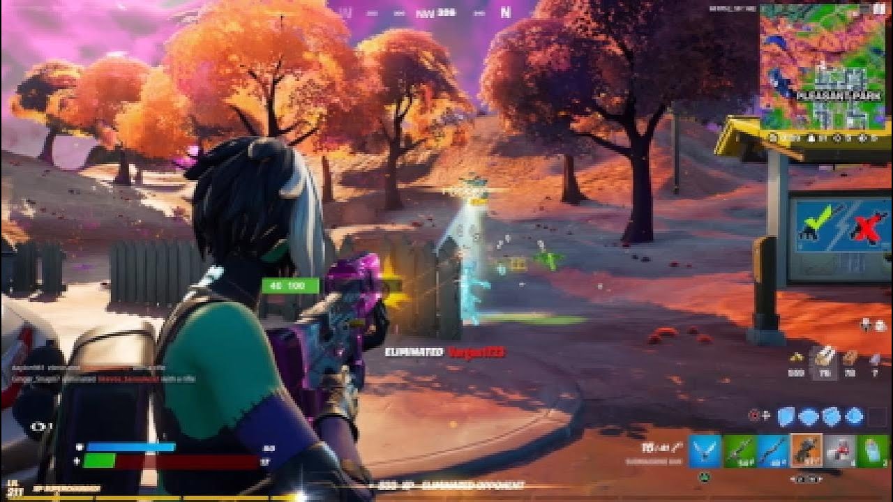 Fortnite HAUNTED HUSH SKIN PS5 gameplay 