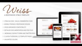 Preview Weiss - Responsive HTML5 Template Corporate Net Worth
