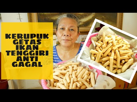 Cara Membuat Kerupuk Bakso Ikan Tenggiri