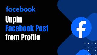 How to Unpin a Facebook Post from Profile ! How to Unpin a Facebook Post from Profile !