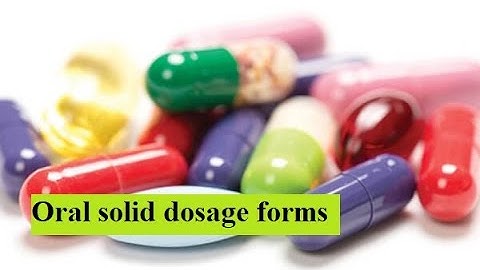 Oral solid dosage forms (OSD) #pharmaceuticals #drugindustry