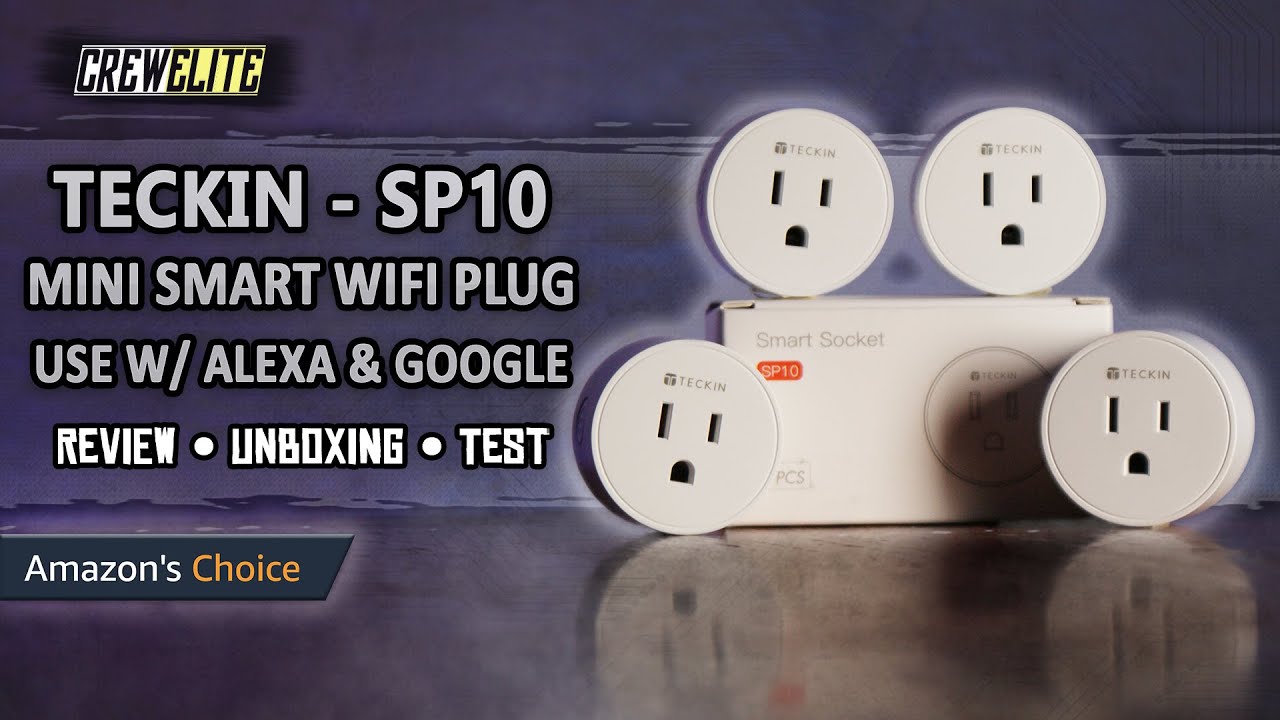 TECKIN SP10-4 Smart Plug Works with Google Assitant Smartthings, Mini Smart  Outlet with Voice Control, 4 Packs