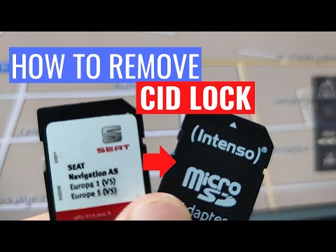 MIB2 navigation SD CID lock removal with MIB STD2 toolbox