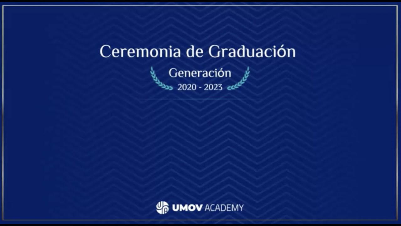 Ceremonia de Graduación vespertina generación 2020-2023 - YouTube