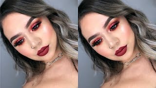GRWM: FALL WARM CRANBERRY LOOK + GIVEAWAY! | Makeupbytreenz