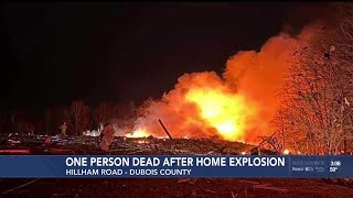 Body found after large home explosion in Dubois County