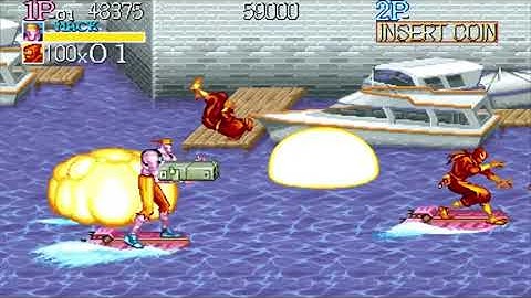 Captain Commando: Stage 5: Sea Port playing as Mack (Arcade) [FREE GAMEPLAY]
