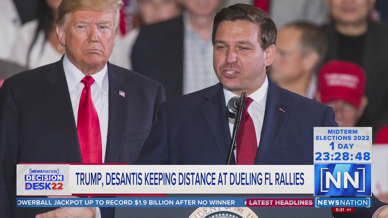 Trump, DeSantis keeping distance at dueling Florida rallies  |  NewsNation Prime