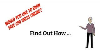 Earn Free CPD Units Online 2