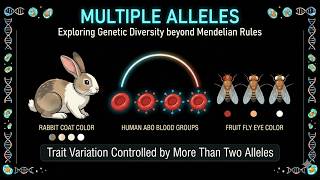 Multiple alleles - ABO blood group | Pleiotropy - Sickle cell anemia