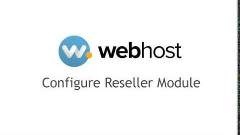 How to configure Reseller Module in WHMCS
