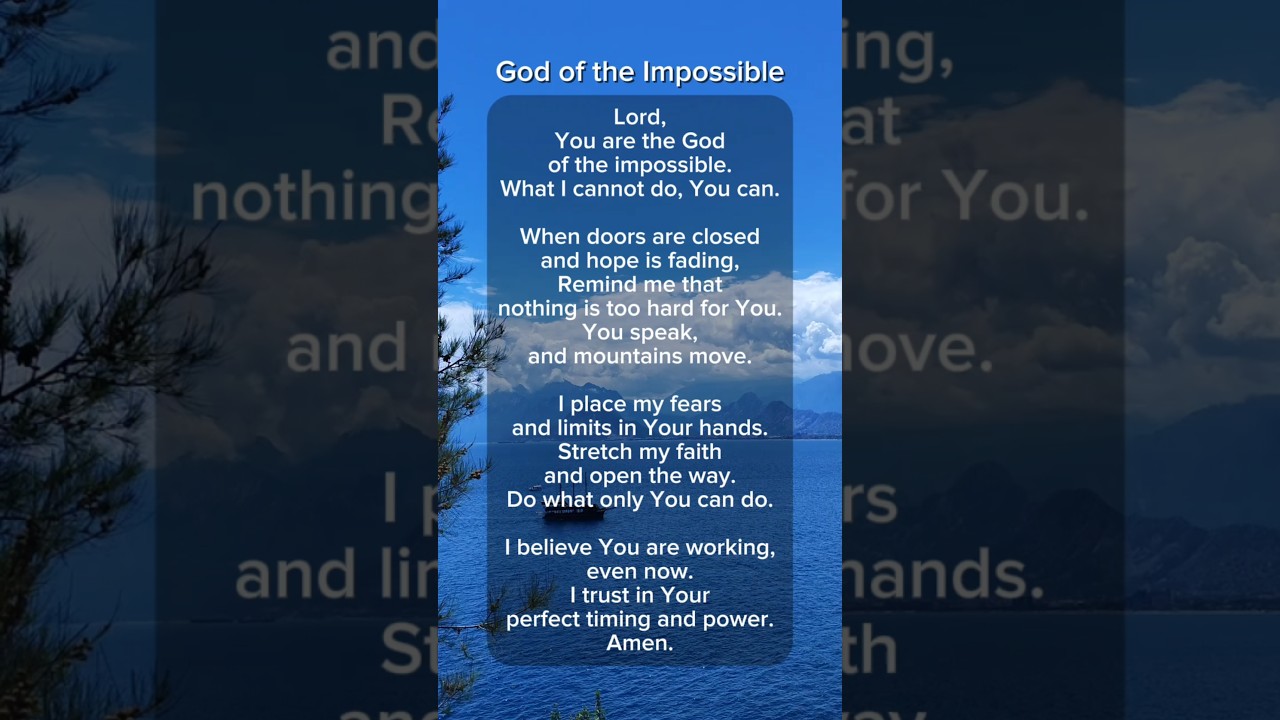 God of the Impossible 