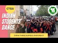 China Three Gorges University, indian students dance-2018