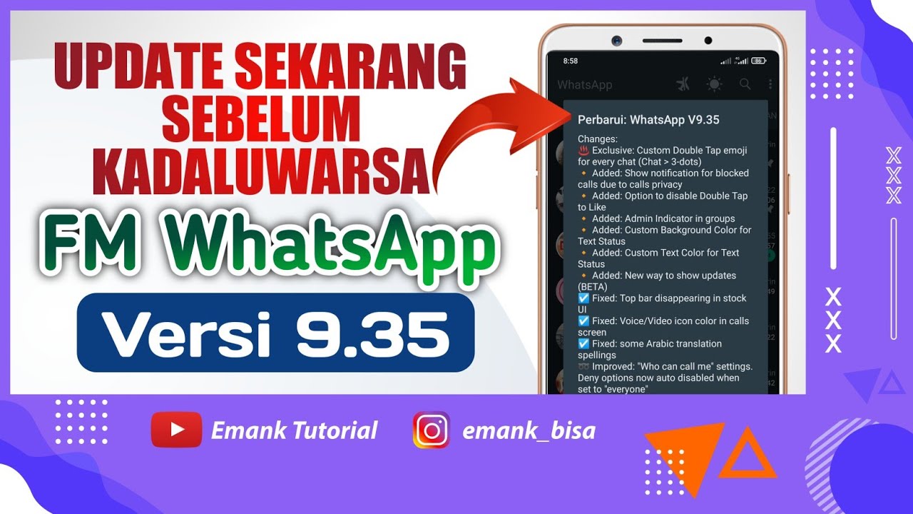 update fmwhatsapp versi terbaru fmwhatsapp 9.35 updated 25 juli
