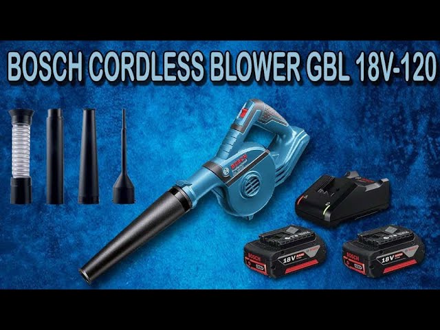 Bosch Cordless Blower GBL18V-120 with Starter Kit 18V, Unboxing and Review  with Full detail