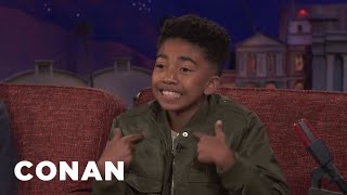 Miles Brown Performs An Original Rap Song About Conan | CONAN on TBS