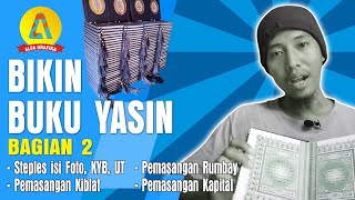 cetak buku yasin hard cover - buku yasin murah - buku yasin cover linen emas embos 192 hal