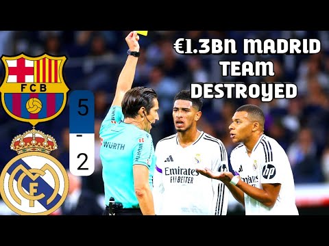 Barcelona 5 - 2 Real Madrid: €1.3BN Madrid Team Destroyed And Escaped
