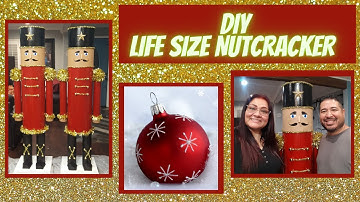 DIY LIFE SIZE NUTCRACKER #BonusVideo #LifeSize #ChristmasDecor