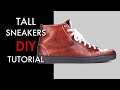 High Top Sneakers DIY - Video Tutorial and Pattern Download