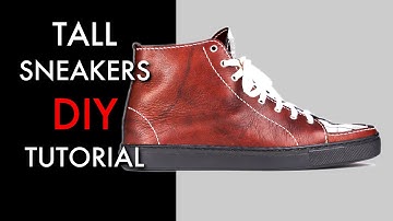 Learn to make High Top Sneakers - Video Tutorial and Pattern Download