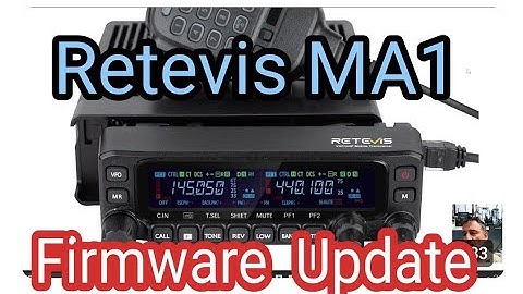 NEW Firmware -Retevis MA1 v2.37