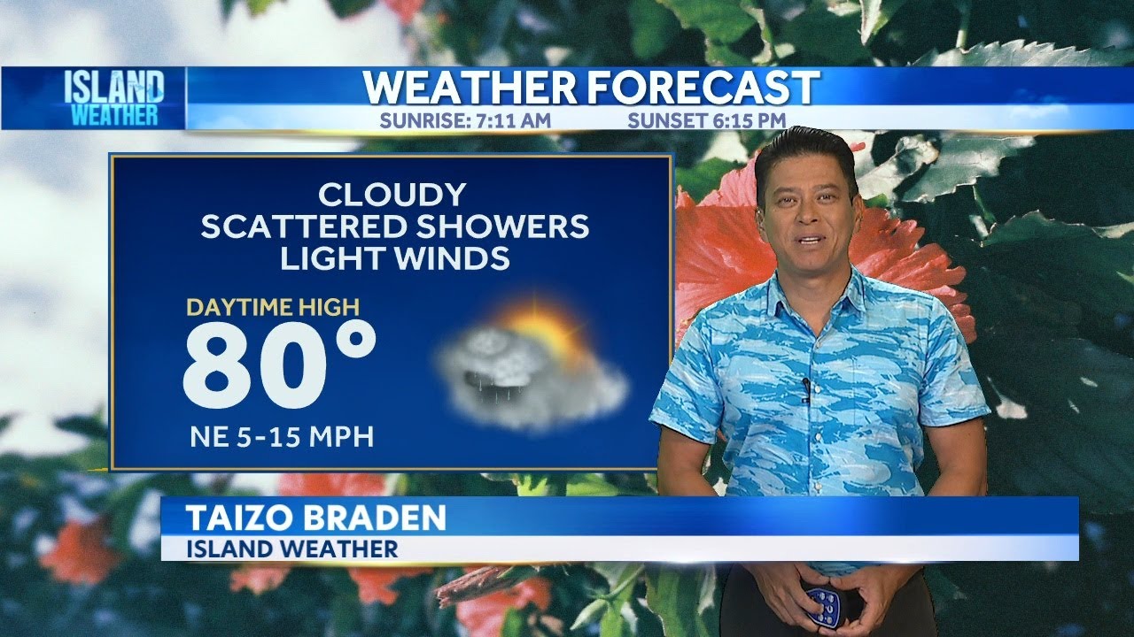 Aloha Friday Weather | Showers linger and high surf continues - YouTube