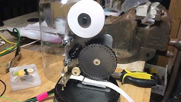 Stock ticker printing letters