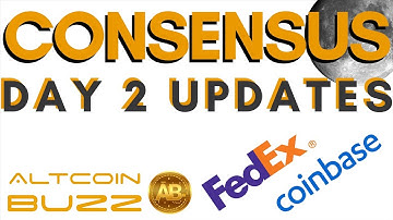Consensus NY : Crypto Conference Day 2, FedEx, Coinbase and more in Bitcoin World!