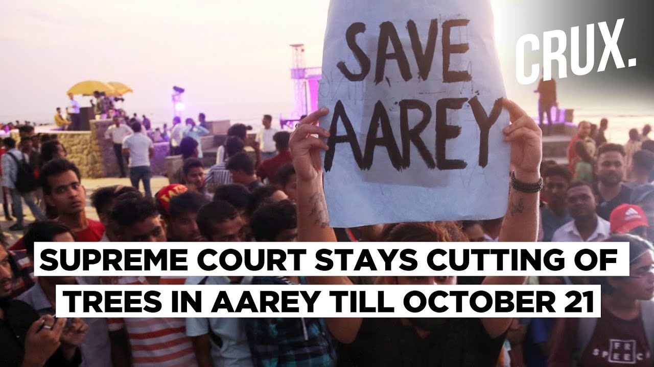 Aarey Row |  SC Stays Cutting Of Trees, Orders Status Quo Till Oct 21