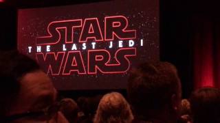 LIVE: The Last Jedi New Teaser Trailer and Fan Reaction  Star Wars Celebration 2017