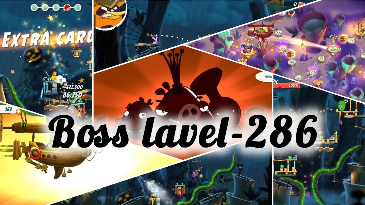 Angry Bird 2 ll Boss Lavel 286 Chef Pig 3 Stars - Epic Boss Battle🔥🔥🔥