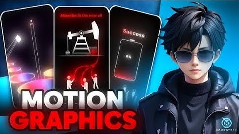 How to create motion graphics in just 2 minutes for free