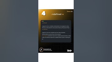 JS in depth 5: undefined vs not defined : )