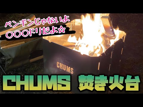 CHUMSの焚き火台買った #焚き火 #焚き火台 #キャンプ #キャンプギア