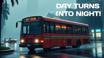 Bus Simulator Evo – Ultimate Heavy Rain & Dark Day Driving Experience!