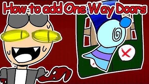 How To Add One Way Swing Door To Your Decompile! 📂🚫/ #video #decompile #baldisbasics