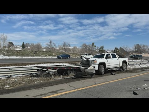 2 roadside workers injured in I-70 crash near Ward Road