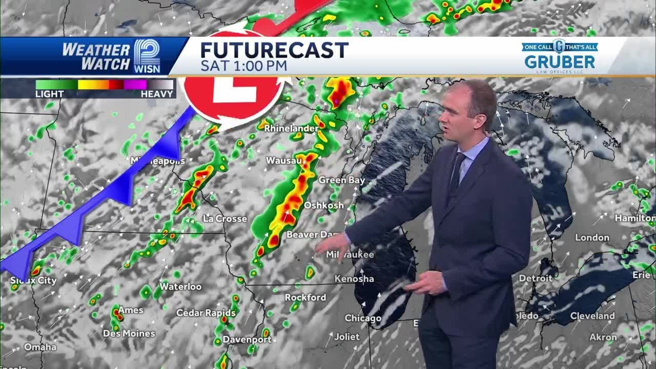 Weather: Hot To Storms Saturday - YouTube