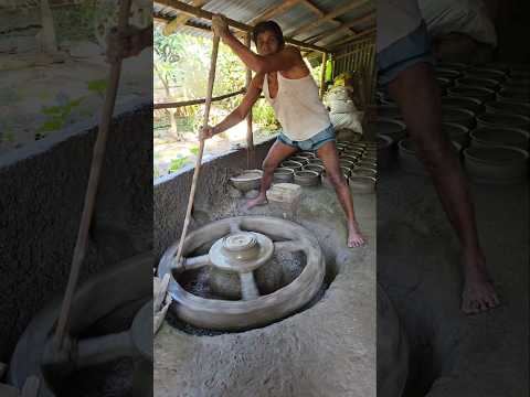 Handmade Clay Pot Making Skills #reels #foryou #vairal #claypot #pottery #short