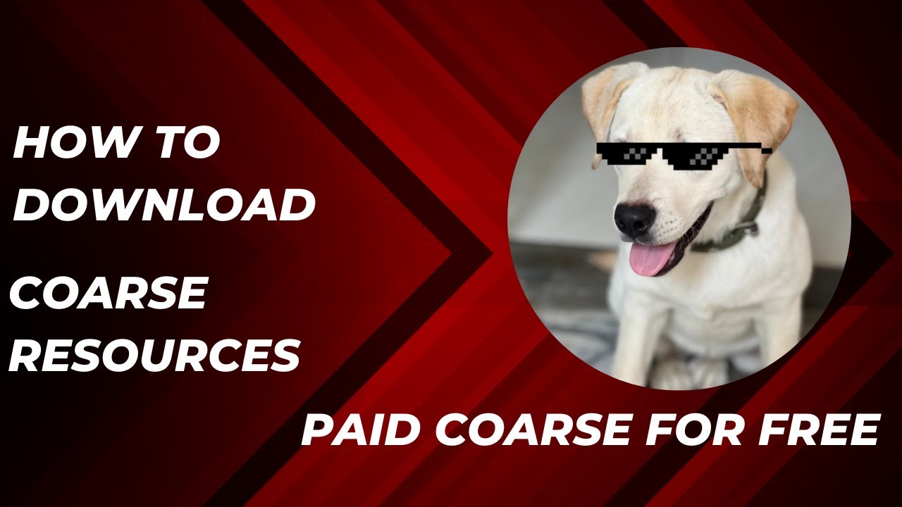 HOW TO DOWNLOAD COARSE RESOURCES