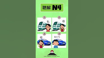 JLPT N4 Listening Practice #jlpt #jlptn4 #listening #practice #learnjapanese #choukai