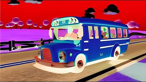 wheels on the bus go round and round special after effects | most viewed on youtube Inverted