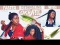 OKRA GEL FOR NATURAL HAIR | HOW I DETANGLE MY HIP LENGTH HAIR FAST WITH OKRA GEL!!! | Obaa Yaa Jones